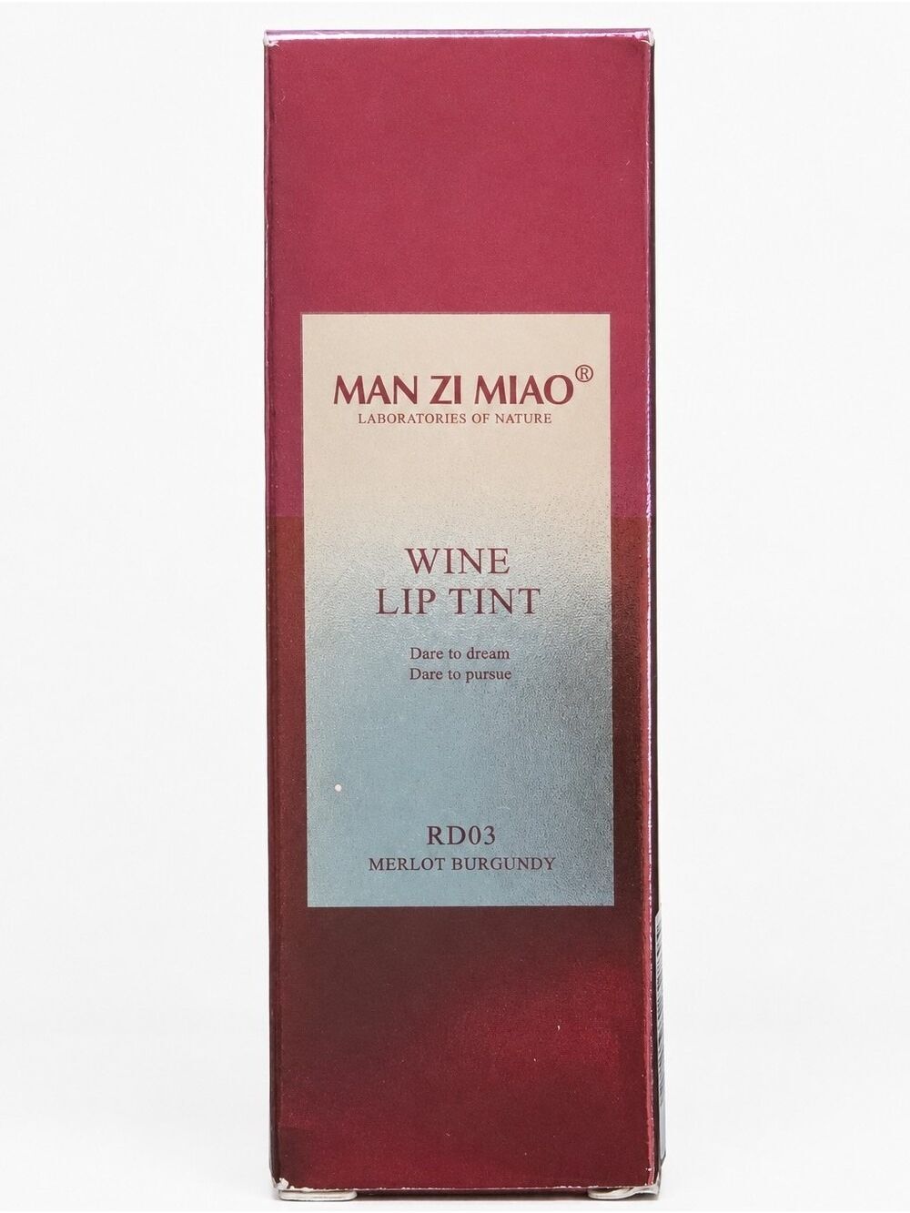 Man Zi Miao Wine Lip Tint Merlot Burgundy RD03